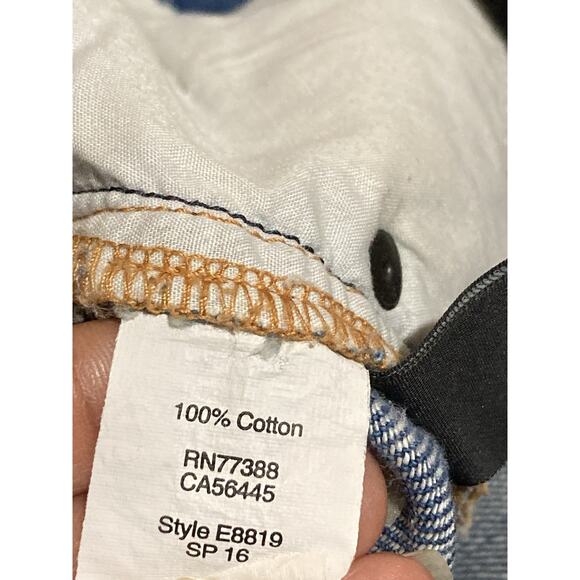 J Crew Womens Denim Jean Shorts Size 25 Cuffed stretch - Picture 3 of 5